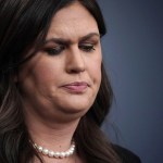 WASHINGTON, DC - JUNE 14:  White House Press Secretary Sarah Huckabee Sanders conducts a White House daily news briefing at the James Brady Press Briefing Room of the White House June 14, 2018 in Washington, DC. (Photo by Alex Wong/Getty Images)
