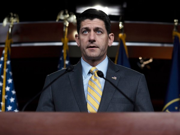 WASHINGTON, DC - JUNE 21: U.S. Speaker of the House Rep. Paul Ryan (R-WI) delivers remarks during his weekly press conference on June 21, 2018 in Washington, DC. (Photo by Toya Sarno Jordan/Getty Images)
