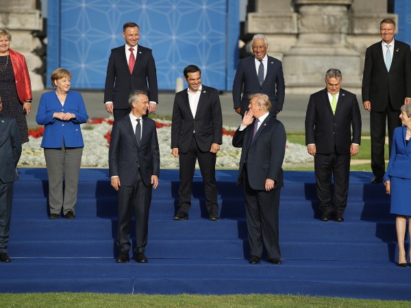 on July 11, 2018 in Brussels, Belgium.