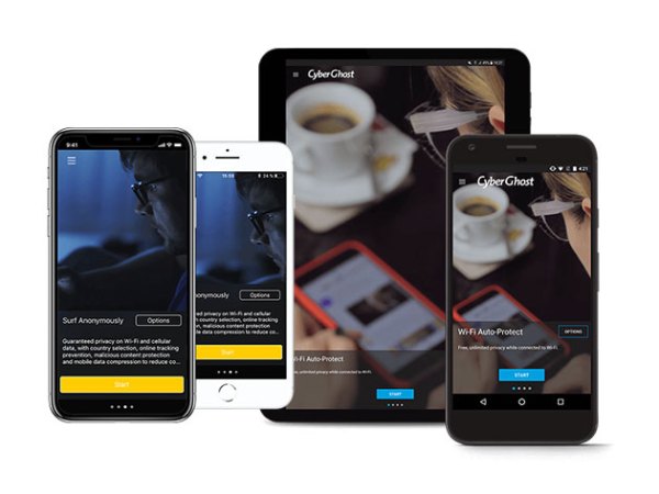 CyberGhost VPN uses the highest-rated encryption available to protection your information from hackers, advertisers and more.