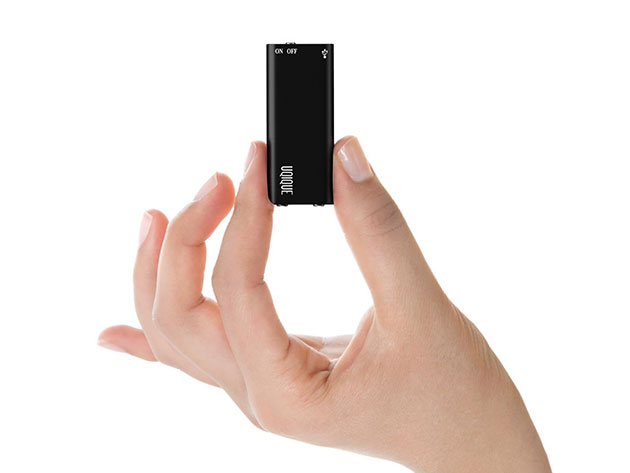 The Uqique USB Recorder With Playback lets you capture audio, play music and more for up to 10 hours.