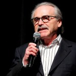 In this Jan. 31, 2014 photo David Pecker,  David Pecker, Chairman and CEO of American Media, addresses those attending the Shape & Men's Fitness Super Bowl Party in New York. The Aug. 21, 2018 plea deal reached by Donald Trump's former attorney Michael Cohen has laid bare a relationship between the president and Pecker, whose company publishes the National Enquirer. Besides detailing tabloid’s involvement in payoffs to porn star Stormy Daniels and Playboy Playmate Karen McDougal to keep quiet about alleged affairs with Trump, court papers showed how David Pecker, a longtime friend of the president, offered to help Trump stave off negative stories during the 2016 campaign. (AP Photo/Marion Curtis)