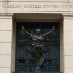 ALEXANDRIA, VA - JULY 23:  The Albert V. Bryan United States Courthouse where the trial of USA vs. Manafort will start on July 25th, on July 23, 2018 in Alexandria, Virginia.  (Photo by Mark Wilson/Getty Images)
