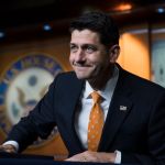 UNITED STATES - JULY 26: Speaker Paul Ryan, R-Wis., finishes signing Strengthening Career and Technical Education for the 21st Century Act during his last news conference before the House leaves for the August recess on July 26, 2018. (Photo By Tom Williams/CQ Roll Call)