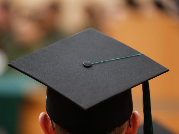 Students are seen during the graduation ceremony of the Technical and Agricultural University in Bydgoszcz, Poland on 28 January, 2017. UTP University of Science and Technology (Uniwersytet Technologiczno - Przyrodniczy – the UTP) in Bydgoszcz has a 60 year-long tradition going back to 1951, when the first school of higher education in Bydgoszcz was created - the Evening School of Engineering. Early in its history, it educated chemical and mechanical engineers.(Photo by Jaap Arriens/NurPhoto)