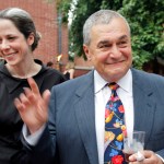 WASHINGTON DC-August 2, 2011:  Heather and Tony Podesta (Chairman Podesta Group) attended the intimate "Summer Chic" barbeque at Esther Coopersmith's DC home to celebrate the recent marriage of lawyer Jack Einwechter to Congresswoman Loretta  Sanchez (D-CA))  (Photo by Rebecca D'Angelo/For the Washington Post)