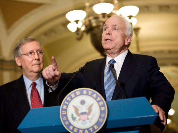 WASHINGTON - DECEMBER 6:  on Capitol Hill December 6, 2009 in Washington, DC.  President Barack Obama traveled to Capitol Hill to speak with Senate Democrats while they consider their version of healthcare reform legislation.  (Photo by Brendan Smialowski/Getty Images)
