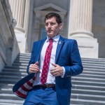 UNITED STATES - MAY 24: Rep. Scott Taylor, R-Va., leaves the Capitol after the last votes in the House before the Memorial Day recess on May 24, 2018. (Photo By Tom Williams/CQ Roll Call)