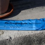 ALEXANDRIA, VA - APRIL 20, 2018:  A copy of a home-delivered New York Times sits on the front steps of a home in Alexandria, Virginia. (Photo by Robert Alexander/Getty Images)