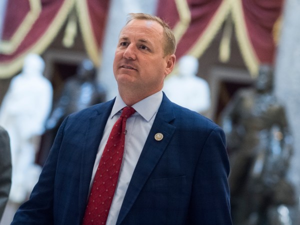 UNITED STATES - JUNE 12: Rep. Jeff Denham, R-Calif., arrives to the Capitol office of Speaker Paul Ryan for a meeting on immigration on June 12, 2018. (Photo By Tom Williams/CQ Roll Call)