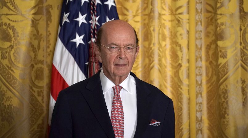 WASHINGTON, DC - JUNE 18:  U.S. Secretary of Commerce Wilbur Ross attends a meeting of the National Space Council at the East Room of the White House June 18, 2018 in Washington, DC. President Donald Trump signed an executive order to establish the Space Force, an independent and co-equal military branch, as the sixth branch of the U.S. armed forces.  (Photo by Alex Wong/Getty Images)