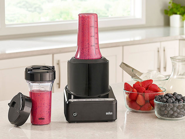 The Braun PureMix Jug Blender has simple yet effective controls to make blending easier, faster and more consistent.