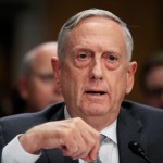 Secretary of Defense Jim Mattis, testifies during a Senate Foreign Relations Committee hearing on "The Authorizations for the Use of Military Force: Administration Perspective" on Capitol Hiill in Washington, Monday, Oct. 30, 2017.  (AP Photo/Manuel Balce Ceneta)