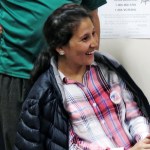 Safiya Wazir, a 27-year-old refugee from Afghanistan, reacts Tuesday, Sept. 11, 2018, om Concord, N.H., after learning she defeated four-term incumbent State Rep. Dick Patten in the Democratic primary for New Hampshire's District 17 state representative seat. (Caitlin Andrews/Concord Monitor via AP)