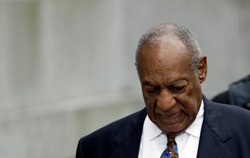 Bill Cosby departs after a sentencing hearing at the Montgomery County Courthouse, Monday, Sept. 24, 2018, in Norristown, Pa. (AP Photo/Matt Slocum)