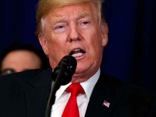 President Donald Trump speaks during a signing ceremony for the United States-Korea Free Trade Agreement at the Lotte New York Palace hotel during the United Nations General Assembly, Monday, Sept. 24, 2018, in New York. (AP Photo/Evan Vucci)