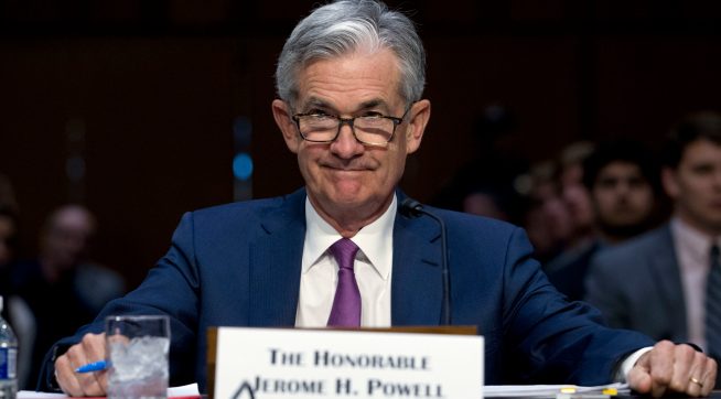 Federal Reserve Board Chair Jerome Powell testifies before the Senate Committee on Banking, Housing, and Urban Affairs on 'The Semiannual Monetary Policy Report to the Congress', at Capitol Hill in Washington on Tuesday, July 17, 2018. (AP Photo/Jose Luis Magana)