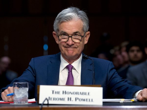 Federal Reserve Board Chair Jerome Powell testifies before the Senate Committee on Banking, Housing, and Urban Affairs on 'The Semiannual Monetary Policy Report to the Congress', at Capitol Hill in Washington on Tuesday, July 17, 2018. (AP Photo/Jose Luis Magana)