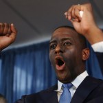 Andrew Gillum the Democratic candidate for Florida Governor speaks during a campaign rally at the International Union of Painters and Allied Trades on August 31, 2018 in Orlando, Florida. Mr. Gillum is facing off against his Republican challenger Rep. Ron DeSantis (R-FL) in the November 6th election.