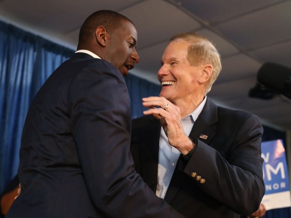 Andrew Gillum the Democratic candidate for Florida Governor speaks during a campaign rally at the International Union of Painters and Allied Trades on August 31, 2018 in Orlando, Florida. Mr. Gillum is facing off against his Republican challenger Rep. Ron DeSantis (R-FL) in the November 6th election.