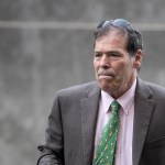 WASHINGTON, DC - SEPTEMBER 7: Randy Credico arrives at U.S. District Court, September 7, 2018 in Washington, DC. Credico, a comedian with ties to Roger Stone, was subpoenaed by special counsel Robert Mueller and will testify before the grand jury on Friday. (Photo by Drew Angerer/Getty Images)