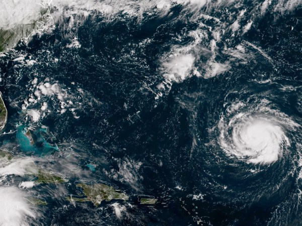 UNITED STATES - OCTOBER 1:  In this NOAA handout image taken by the GOES satellite at UTC:  shows on October 1, 2016.  (Photo by NOAA via Getty Images)