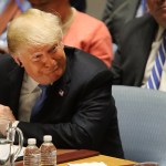 NEW YORK, NY - SEPTEMBER 26:  President Donald Trump chairs a United Nations (U.N.) Security Council meeting on September 26, 2018 in New York City. Trump presides over the 15-member council as the United States holds the monthly rotating presidency. The Security Council meeting coincides with the 73rd United Nations General Assembly at the U.N.  (Photo by Spencer Platt/Getty Images)