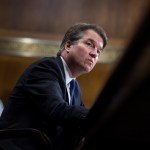UNITED STATES - SEPTEMBER 27: Judge Brett Kavanaugh testifies during the Senate Judiciary Committee hearing on his nomination be an associate justice of the Supreme Court of the United States, focusing on allegations of sexual assault by Kavanaugh against Christine Blasey Ford in the early 1980s. (Photo By Tom Williams/CQ Roll Call)