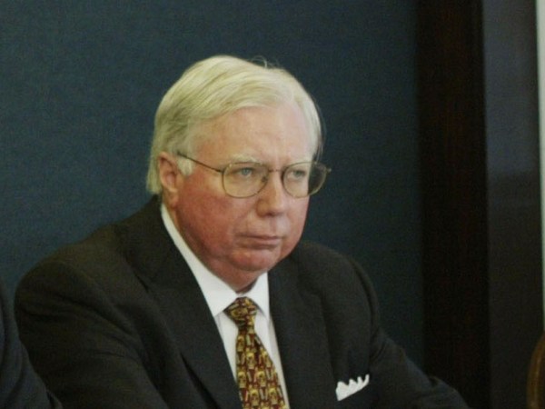 WASHINGTON - OCTOBER 14:  Aryo Pirouznia, coordinator of the Student Movement Coordination Committee for Democracy in Iran (SMCCDI), speaks during a news conference at the National Press Club October 14, 2004 in Washington, DC. Pirouznia said Hassan Nemazee, who has raised money for John Kerry's presidential campaign, filed a $10 million lawsuit in a Texas court charging the SMCCDI and Pirouznia with libeling him by suggesting he is a supporter of the Islamist regime in Iran. Pirouznia claims that the lawsuit s frivolous and has filed a counter suit. With him are his attorney Bob Jenevein (C) and author Jerome Corsi.   (Photo by Matthew Cavanaugh/Getty Images)