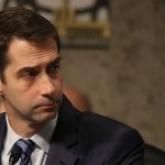 WASHINGTON, DC - JANUARY 25: Sen. Tom Cotton (R-AR) participates in a Senate Armed Services Committee hearing on Capitol Hill, on January 25, 2018 in Washington, DC. The full committee heard testimony on global Challenges and U.S. National Security Strategy.  (Photo by Mark Wilson/Getty Images)