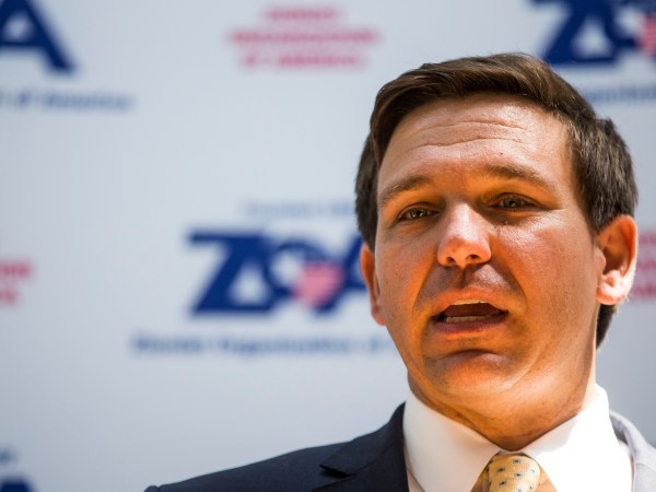 WASHINGTON, DC - MAY 09: Rep. Ron DeSantis (R-FL) speaks during an event hosted by the Zionist Organization of America on Capitol Hill in Washington, DC.  (Photo by Zach Gibson/Getty Images)