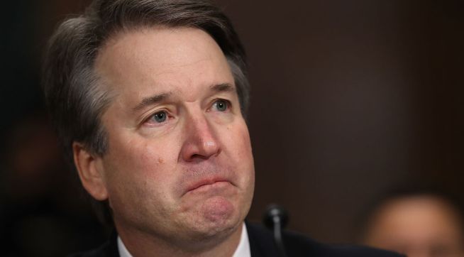 WASHINGTON, DC - SEPTEMBER 27:  Judge Brett Kavanaugh testifies to the Senate Judiciary Committee during his Supreme Court confirmation hearing in the Dirksen Senate Office Building on Capitol Hill September 27, 2018 in Washington, DC. Kavanaugh was called back to testify about claims by Christine Blasey Ford, who has accused him of sexually assaulting her during a party in 1982 when they were high school students in suburban Maryland.  (Photo by Win McNamee/Getty Images)