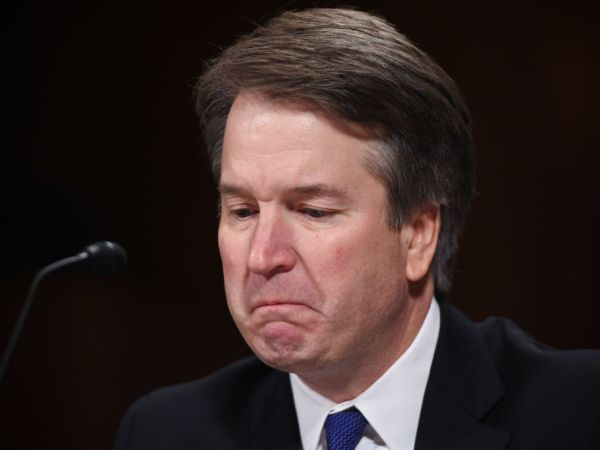 WASHINGTON, DC - SEPTEMBER 27: Supreme Court nominee Judge Brett Kavanaugh testifies before the US Senate Judiciary Committee in the Dirksen Senate Office Building on Capitol Hill September 27, 2018 in Washington, DC.  Kavanaugh was called back to testify about claims by Christine Blasey Ford, who has accused him of sexually assaulting her during a party in 1982 when they were high school students in suburban Maryland.  (Photo by Saul Loeb-Pool/Getty Images)