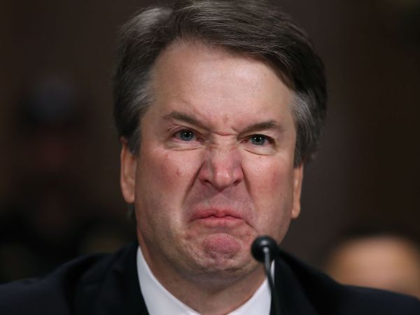 WASHINGTON, DC - SEPTEMBER 27:  Judge Brett Kavanaugh testifies to the Senate Judiciary Committee during his Supreme Court confirmation hearing in the Dirksen Senate Office Building on Capitol Hill September 27, 2018 in Washington, DC. Kavanaugh was called back to testify about claims by Christine Blasey Ford, who has accused him of sexually assaulting her during a party in 1982 when they were high school students in suburban Maryland.  (Photo by Win McNamee/Getty Images)