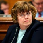 WASHINGTON, DC - SEPTEMBER 27:   Rachel Mitchell, the chief of the Special Victims Division of the Maricopa County attorney's office in Arizona, listens to opening statements prior to testimony from Christine Blasey Ford and Supreme Court nominee Brett Kavanaugh at the Dirksen Senate Office Building on Capitol Hill September 27, 2018 in Washington, DC. Blasey Ford, a professor at Palo Alto University and a research psychologist at the Stanford University School of Medicine, has accused Kavanaugh of sexually assaulting her during a party in 1982 when they were high school students in suburban Maryland.  (Photo by Andrew Harnik-Pool/Getty Images)