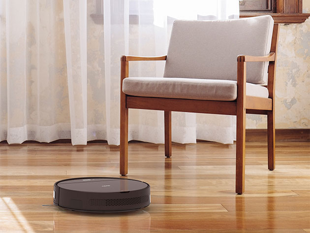 The Cisno WiFi Robot Vacuum keeps your floors spotless with voice commands.