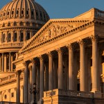 The Capitol is seen at sunrise  in Washington, Monday, Oct. 1, 2018. (AP Photo/J. Scott Applewhite)
