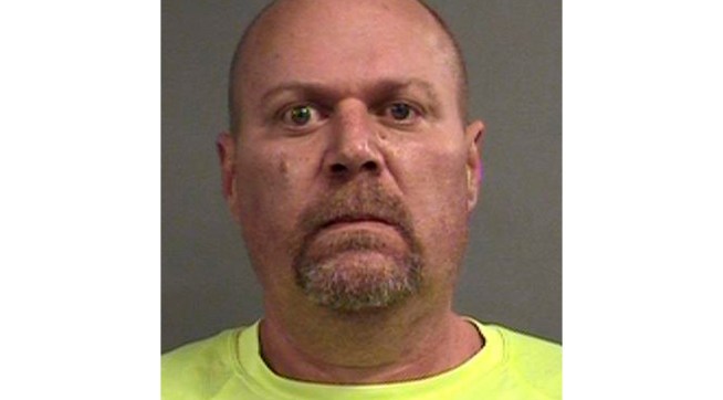 This photo provided by Louisville Metro Department of Corrections shows Gregory Alan Bush, who was booked early Thursday, Oct. 25, 2018, on two counts of murder and 10 counts of felony wanton endangerment, according to Louisville Metro Detention Center records. (Louisville Metro Department of Corrections via AP)