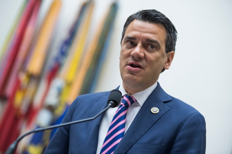 UNITED STATES - JULY 25: House Appropriations Homeland Security Subcommittee chairman Rep. Kevin Yoder, R-Kan., is seen during a House Appropriations Committee markup of the FY 2019 Homeland Security Appropriations Bill in Rayburn Building on July 25, 2018. (Photo By Tom Williams/CQ Roll Call)