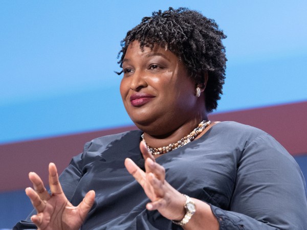 WASHINGTON, DC - SEPTEMBER 13:  Representative Stacey Abrams speaks onstage at the National Town Hall on the second day of the 48th Annual Congressional Black Caucus Foundation on September 13, 2018 in Washington, DC.  (Photo by Earl Gibson III/Getty Images)