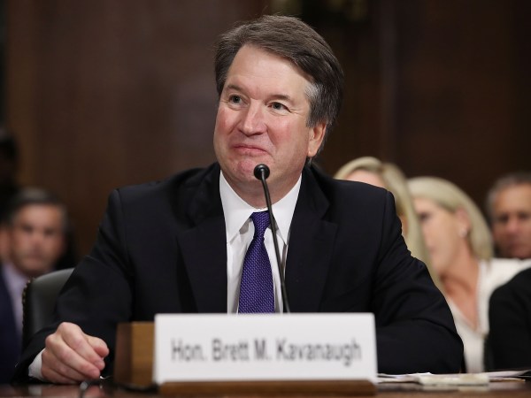 Judge Brett Kavanaugh is sworn in before testifying to the Senate Judiciary Committee during his Supreme Court confirmation hearing in the Dirksen Senate Office Building on Capitol Hill September 27, 2018 in Washington, DC. Kavanaugh was called back to testify about claims by Christine Blasey Ford, who has accused him of sexually assaulting her during a party in 1982 when they were high school students in suburban Maryland.