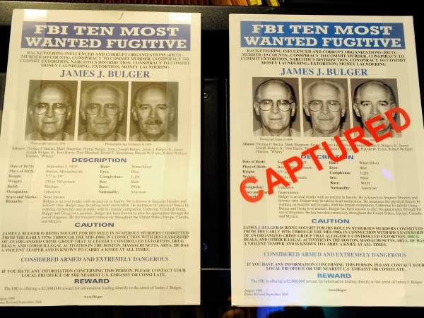 during a preview for The Mob Museum February 13, 2012 in Las Vegas, Nevada. The museum, also known as the National Museum of Organized Crime and Law Enforcement, opens on February 14 and chronicles the history of organized crime in America and the efforts of law enforcement to combat it.