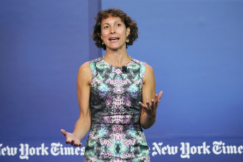 attends the New York Times Schools for Tomorrow conference at New York Times Building on September 17, 2015 in New York City.
