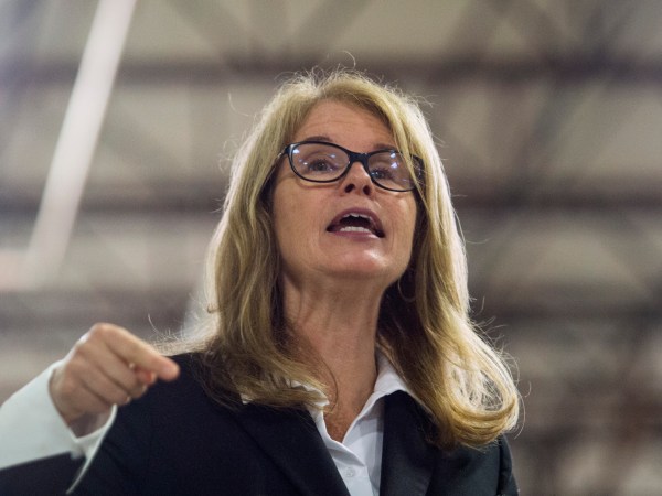 LISBON, ME - JUNE 6: Mary Mayhew announces her run for governor at Dingley Press on Tuesday, June 6, 2017. (Staff photo by Derek Davis/Staff Photographer)