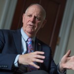 UNITED STATES - JULY 18: Rep. Tom O'Halleran, D-Ariz., is interviewed in his Cannon Building office on July 18, 2017. (Photo By Tom Williams/CQ Roll Call)
