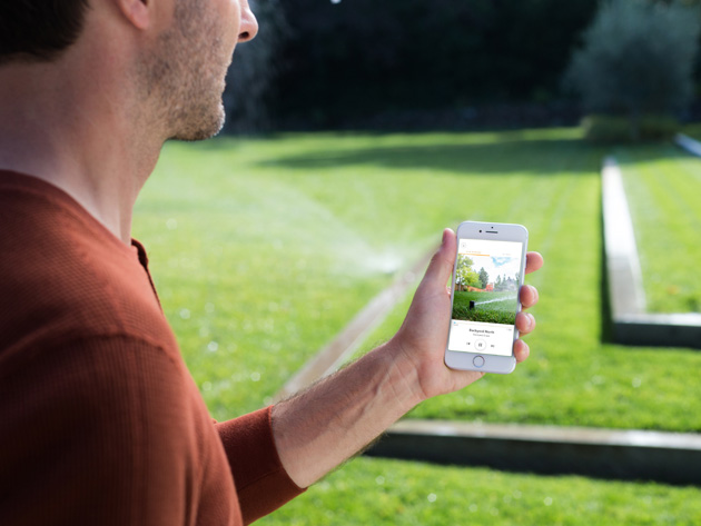 The Rachio 3 Smart Sprinkler Controller uses artificial intelligence to help keep your lawn watered — and it comes with a free Google Home Mini.
