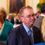 Office of Management and Budget Director Mick Mulvaney, attends U.S. President Donald Trump’s 'The Pledge To America's Workers' event in the East Room of the White House, in Washington, D.C. on Thursday, July 19, 2018  (Photo by Cheriss May/NurPhoto)