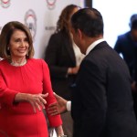 WASHINGTON, DC - NOVEMBER 14: House Minority Leader Nancy Pelosi (D-CA) arrives at a post-midterm meeting of Rev. Al Sharpton's National Action Network in the Kennedy Caucus Room at the Russell Senate Office Building on Capitol Hill November 14, 2018 in Washington, DC. Politicians considering a run for the 2020 Democratic party nomination, including Sen. Elizabeth Warren (D-MA) and Sen. Kamala Harris (D-CA), addressed the network meeting as well as House members vying for leadership positions. (Photo by Chip Somodevilla/Getty Images)
