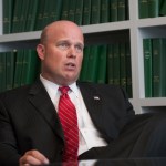 UNITED STATES - July 23: Matt Whitaker (R) Iowa is interviewed at Roll Call office in Washington, D.C. (Photo By Douglas Graham/CQ Roll Call)