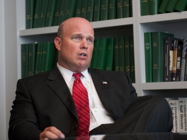 UNITED STATES - July 23: Matt Whitaker (R) Iowa is interviewed at Roll Call office in Washington, D.C. (Photo By Douglas Graham/CQ Roll Call)